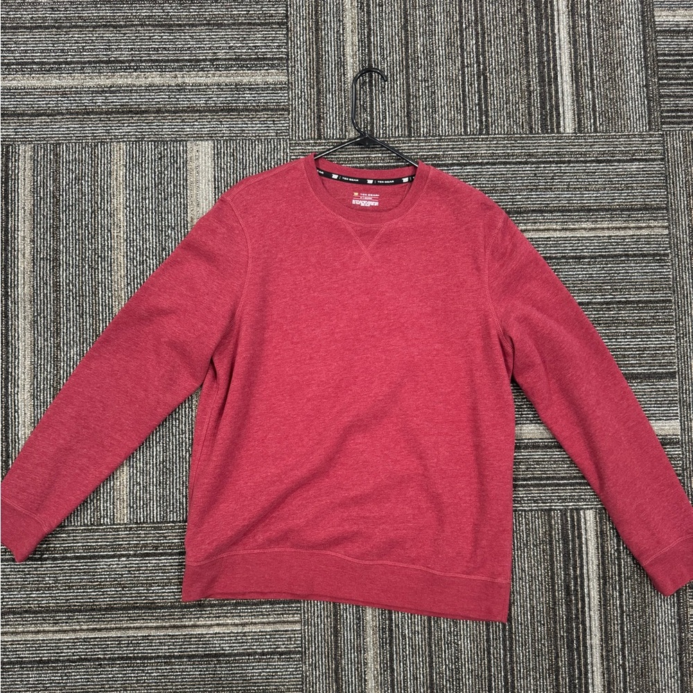 Red Tech Gear Crew Neck